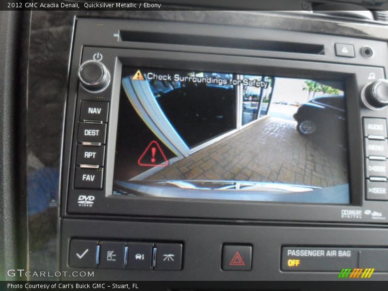 Quicksilver Metallic / Ebony 2012 GMC Acadia Denali