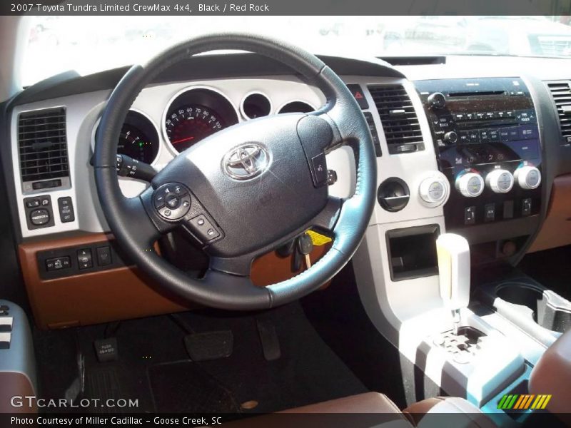 Black / Red Rock 2007 Toyota Tundra Limited CrewMax 4x4