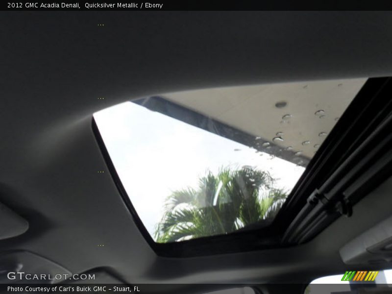 Quicksilver Metallic / Ebony 2012 GMC Acadia Denali