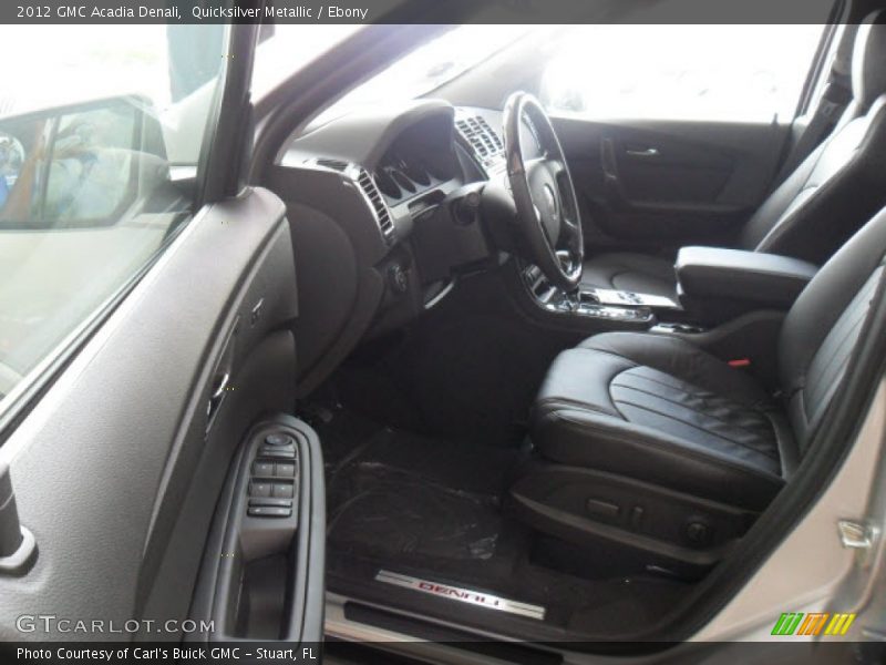 Quicksilver Metallic / Ebony 2012 GMC Acadia Denali