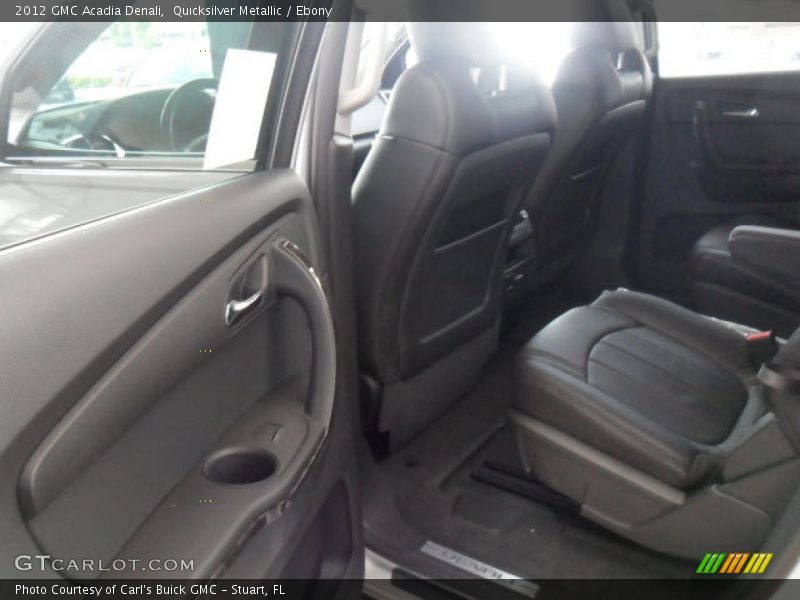 Quicksilver Metallic / Ebony 2012 GMC Acadia Denali