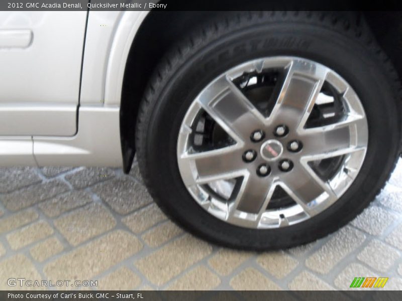 Quicksilver Metallic / Ebony 2012 GMC Acadia Denali