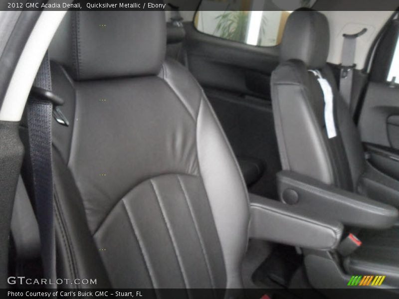 Quicksilver Metallic / Ebony 2012 GMC Acadia Denali