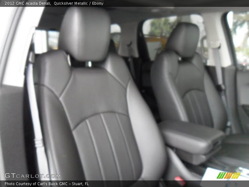 Quicksilver Metallic / Ebony 2012 GMC Acadia Denali