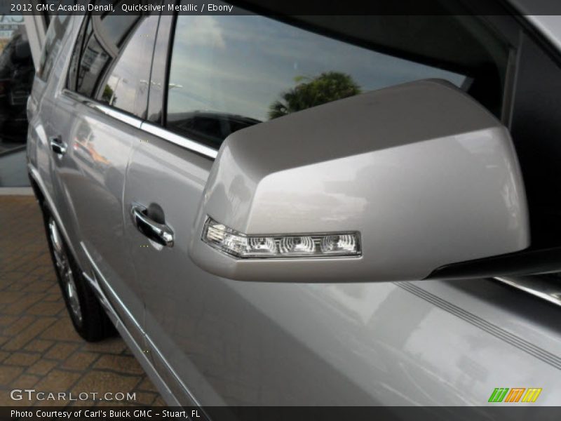 Quicksilver Metallic / Ebony 2012 GMC Acadia Denali