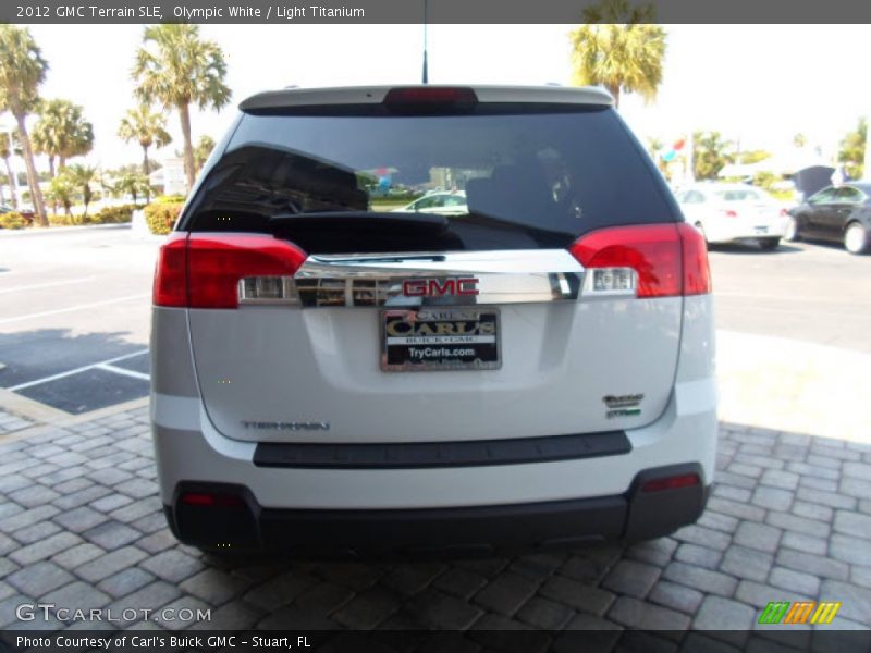Olympic White / Light Titanium 2012 GMC Terrain SLE