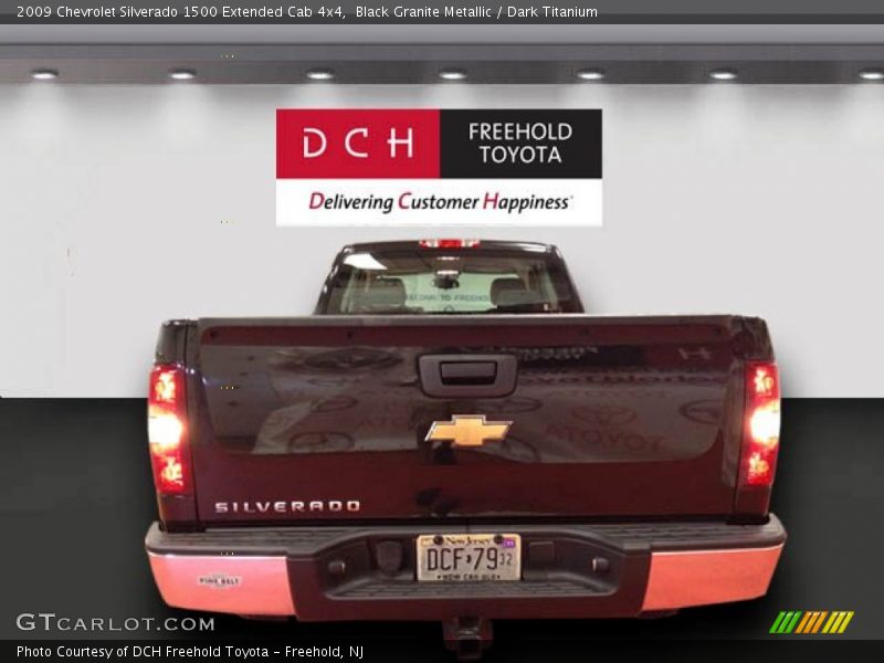Black Granite Metallic / Dark Titanium 2009 Chevrolet Silverado 1500 Extended Cab 4x4