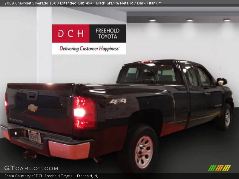 Black Granite Metallic / Dark Titanium 2009 Chevrolet Silverado 1500 Extended Cab 4x4