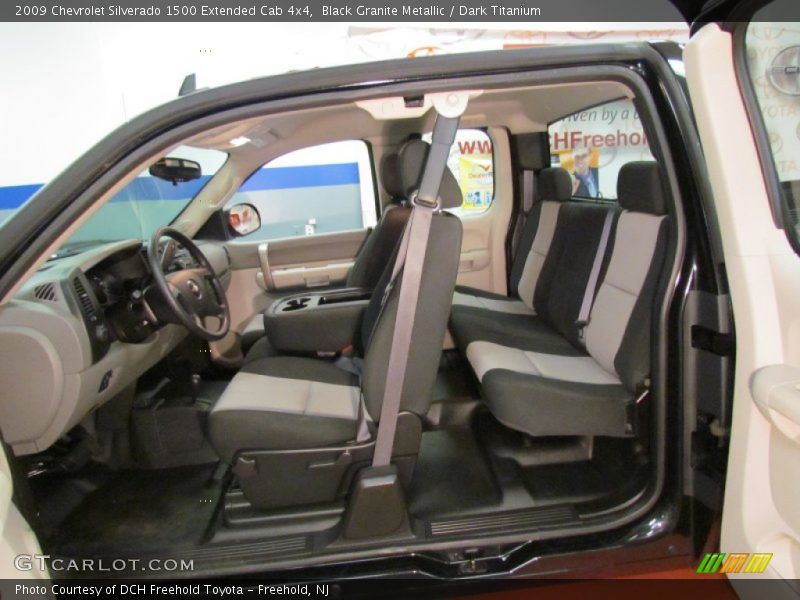Black Granite Metallic / Dark Titanium 2009 Chevrolet Silverado 1500 Extended Cab 4x4