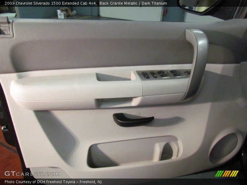Black Granite Metallic / Dark Titanium 2009 Chevrolet Silverado 1500 Extended Cab 4x4