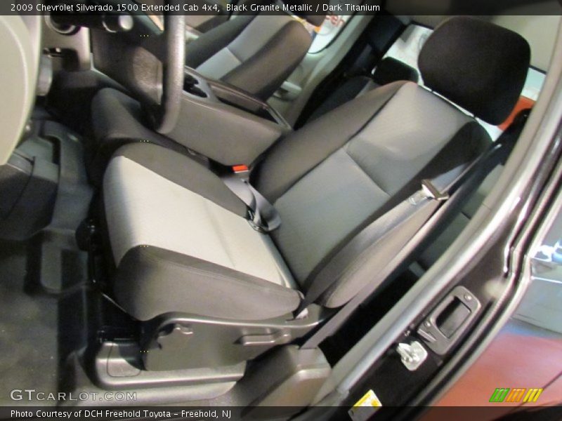 Black Granite Metallic / Dark Titanium 2009 Chevrolet Silverado 1500 Extended Cab 4x4
