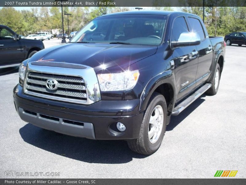 Black / Red Rock 2007 Toyota Tundra Limited CrewMax 4x4