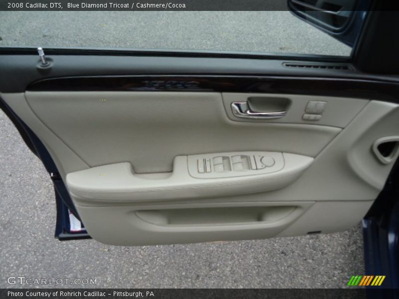 Blue Diamond Tricoat / Cashmere/Cocoa 2008 Cadillac DTS