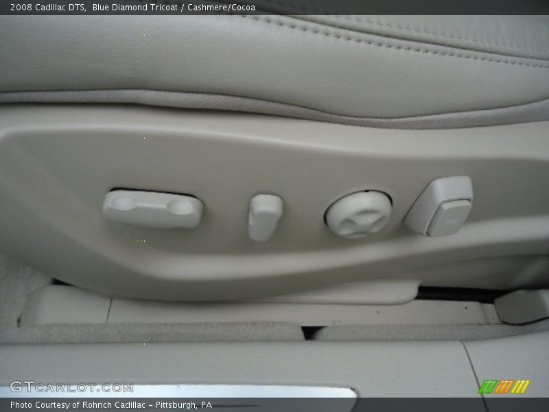 Blue Diamond Tricoat / Cashmere/Cocoa 2008 Cadillac DTS