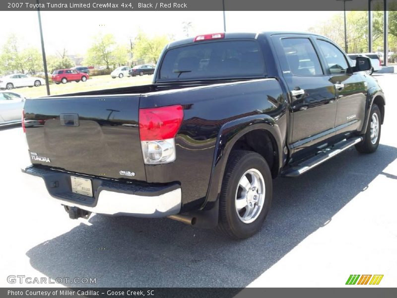 Black / Red Rock 2007 Toyota Tundra Limited CrewMax 4x4
