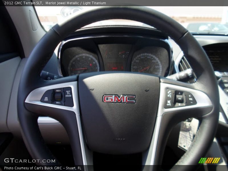 Merlot Jewel Metallic / Light Titanium 2012 GMC Terrain SLT