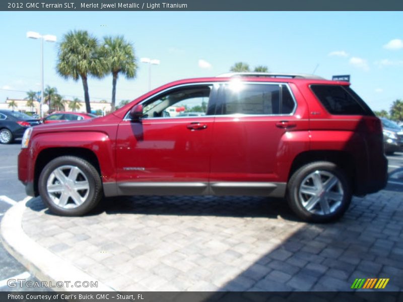 Merlot Jewel Metallic / Light Titanium 2012 GMC Terrain SLT