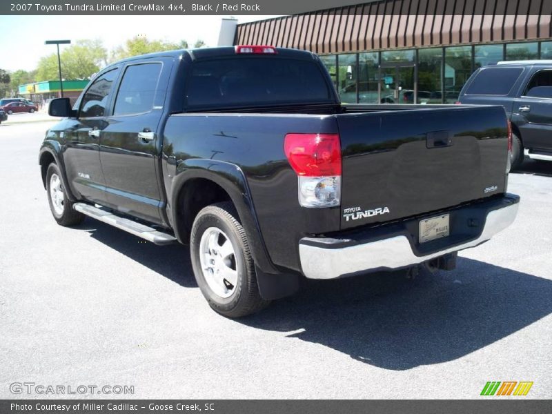 Black / Red Rock 2007 Toyota Tundra Limited CrewMax 4x4