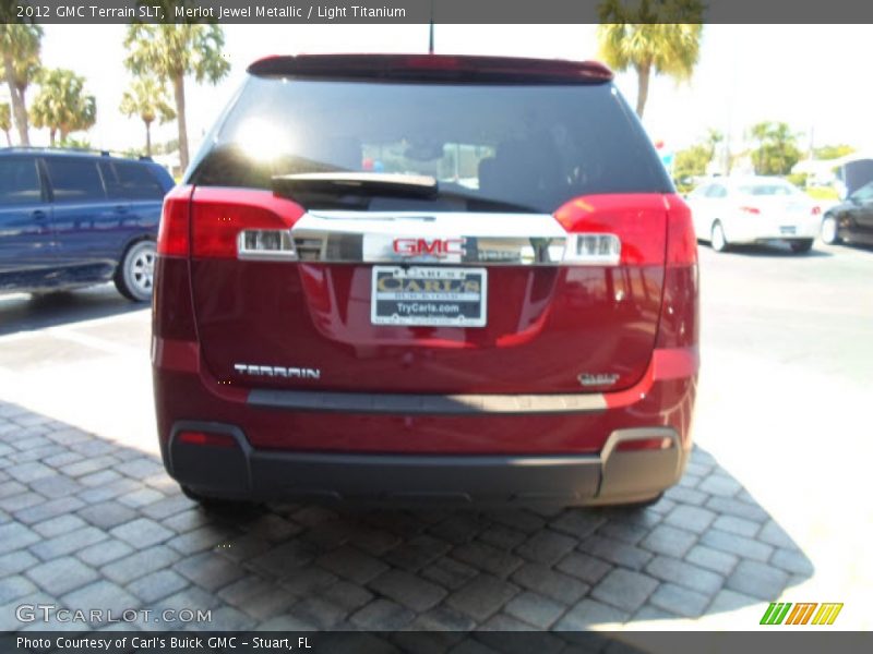 Merlot Jewel Metallic / Light Titanium 2012 GMC Terrain SLT