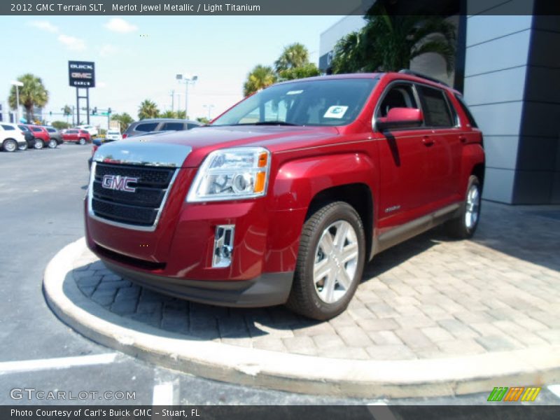 Merlot Jewel Metallic / Light Titanium 2012 GMC Terrain SLT