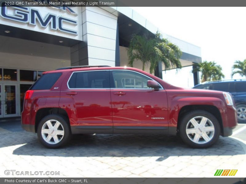 Merlot Jewel Metallic / Light Titanium 2012 GMC Terrain SLT