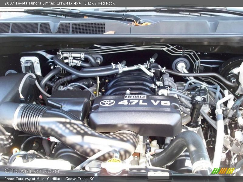 Black / Red Rock 2007 Toyota Tundra Limited CrewMax 4x4