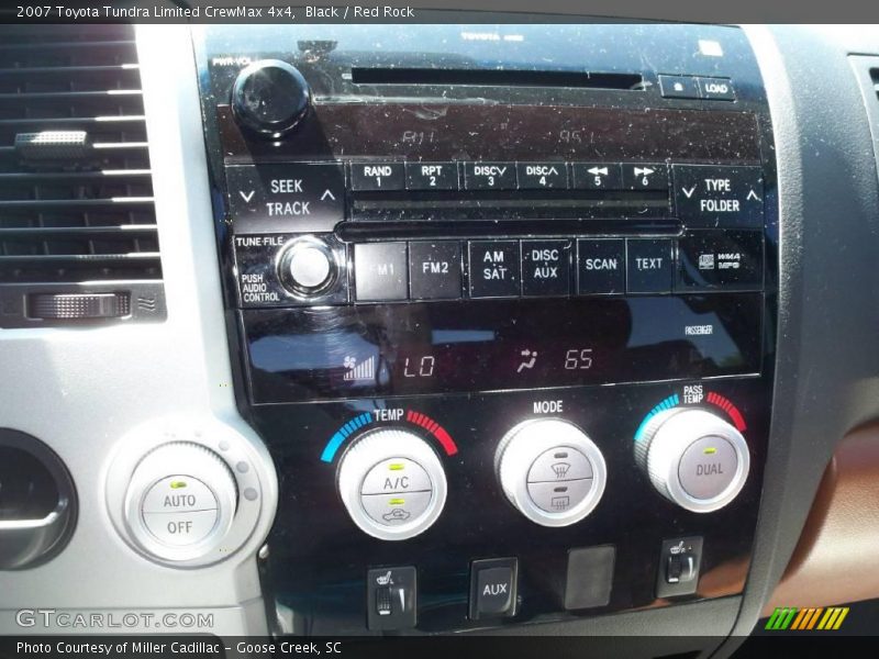 Black / Red Rock 2007 Toyota Tundra Limited CrewMax 4x4