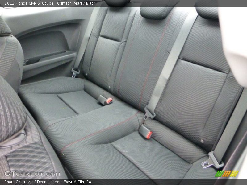Crimson Pearl / Black 2012 Honda Civic Si Coupe
