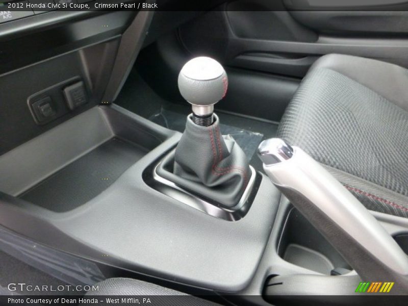 Crimson Pearl / Black 2012 Honda Civic Si Coupe