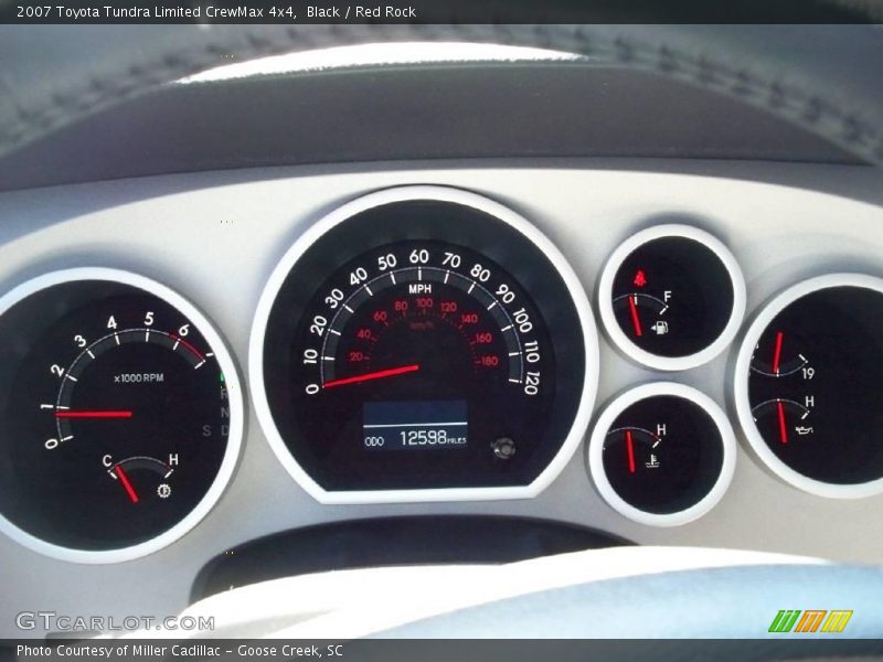 Black / Red Rock 2007 Toyota Tundra Limited CrewMax 4x4