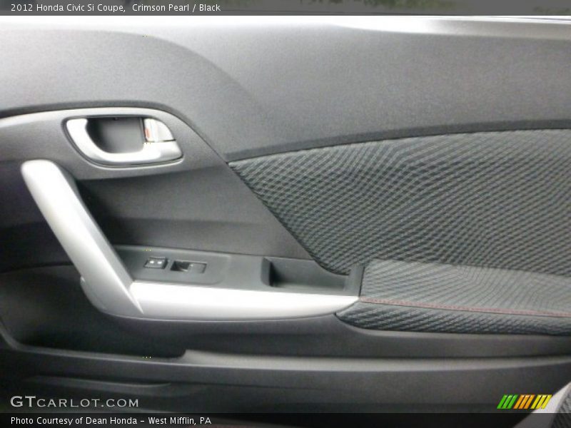 Crimson Pearl / Black 2012 Honda Civic Si Coupe