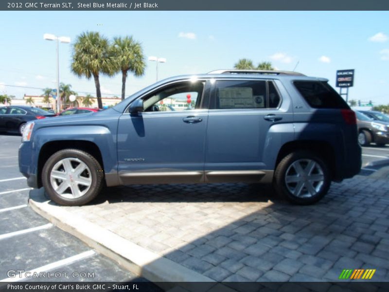 Steel Blue Metallic / Jet Black 2012 GMC Terrain SLT