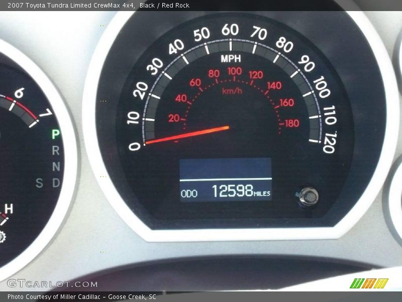 Black / Red Rock 2007 Toyota Tundra Limited CrewMax 4x4