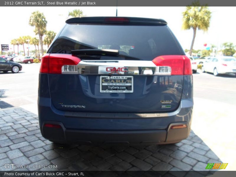Steel Blue Metallic / Jet Black 2012 GMC Terrain SLT