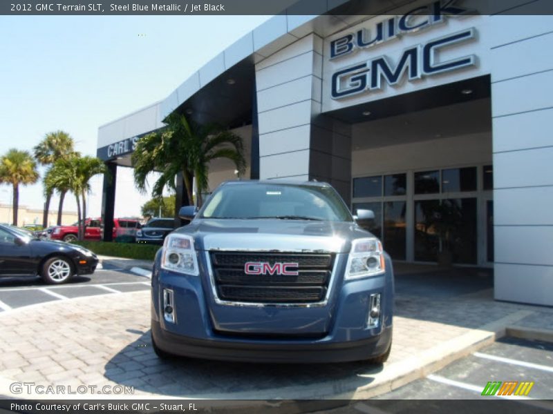 Steel Blue Metallic / Jet Black 2012 GMC Terrain SLT