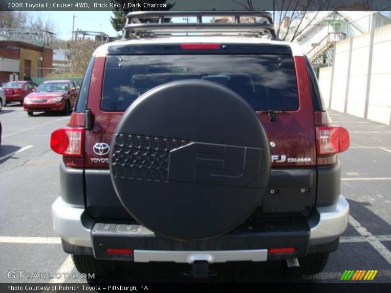 Brick Red / Dark Charcoal 2008 Toyota FJ Cruiser 4WD