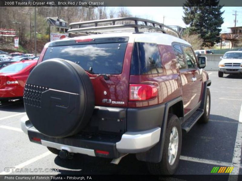 Brick Red / Dark Charcoal 2008 Toyota FJ Cruiser 4WD