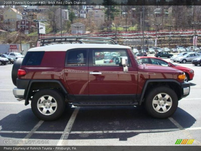 Brick Red / Dark Charcoal 2008 Toyota FJ Cruiser 4WD