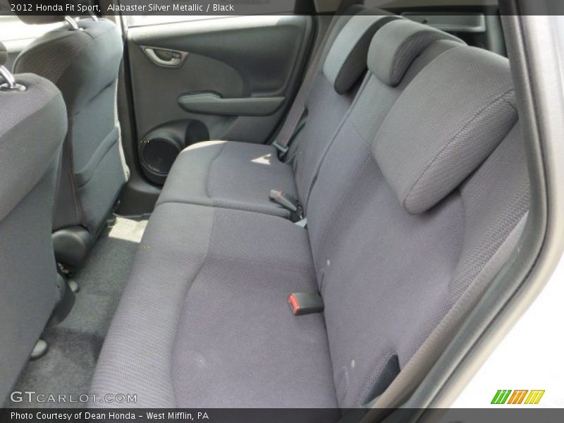 Alabaster Silver Metallic / Black 2012 Honda Fit Sport