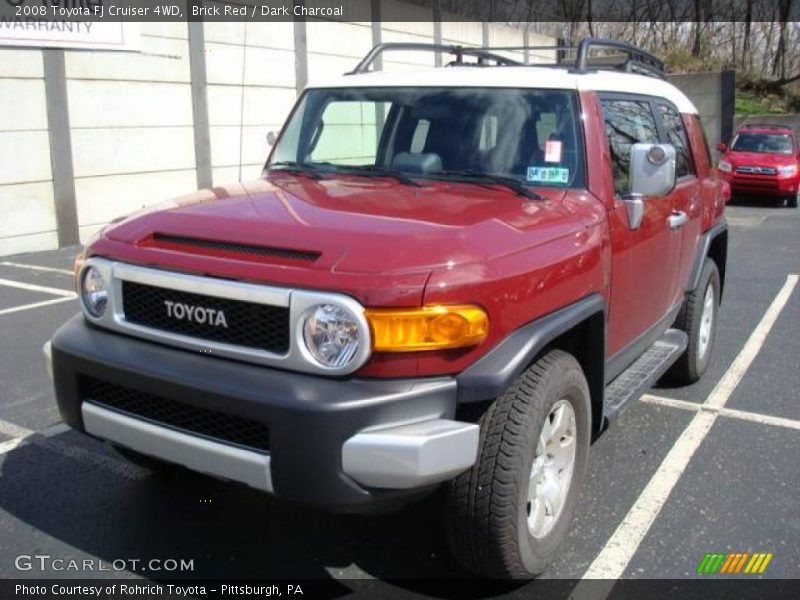 Brick Red / Dark Charcoal 2008 Toyota FJ Cruiser 4WD