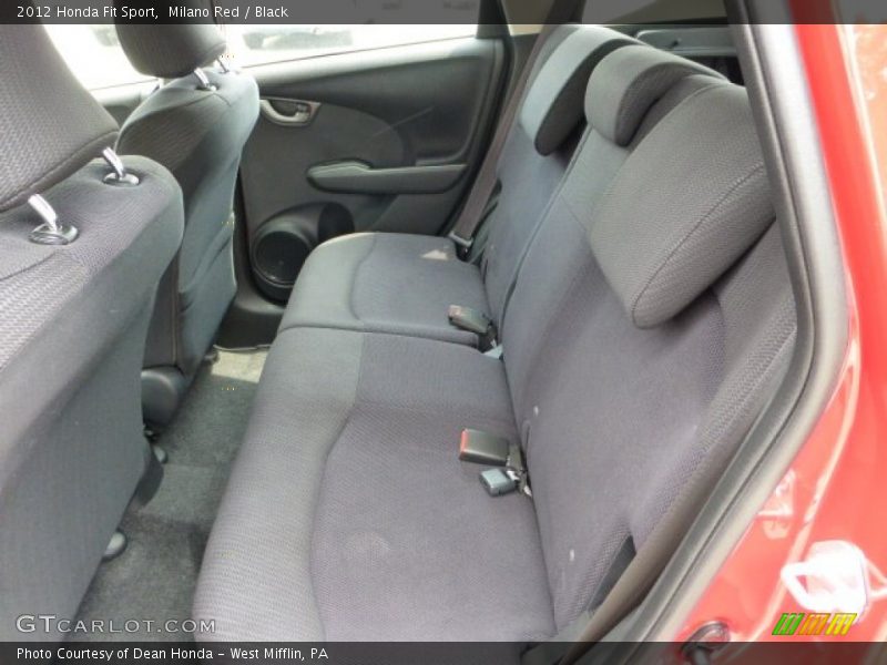 Milano Red / Black 2012 Honda Fit Sport