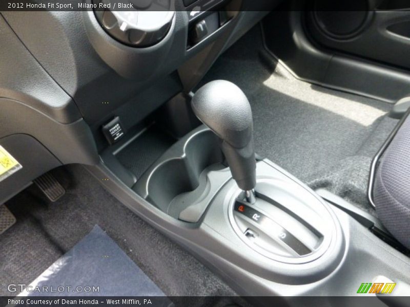 Milano Red / Black 2012 Honda Fit Sport