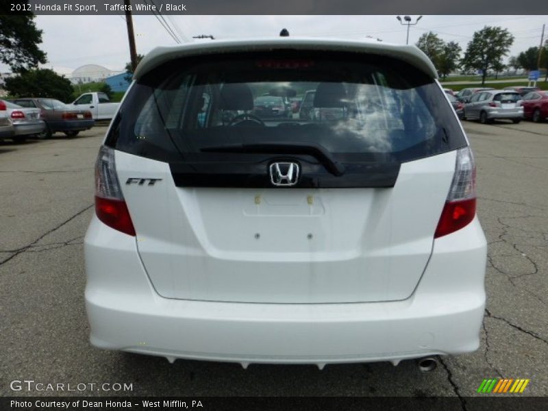Taffeta White / Black 2012 Honda Fit Sport