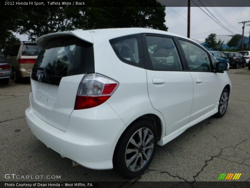 Taffeta White / Black 2012 Honda Fit Sport