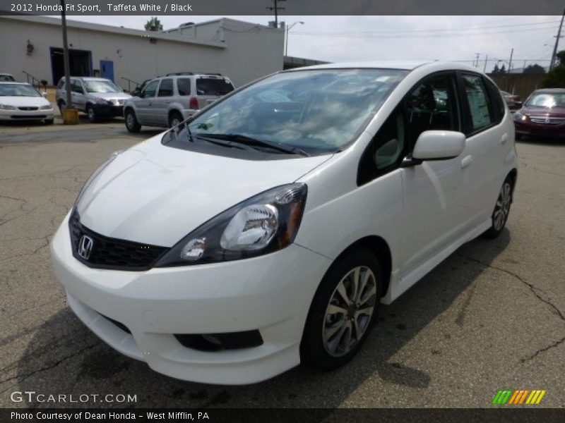 Taffeta White / Black 2012 Honda Fit Sport