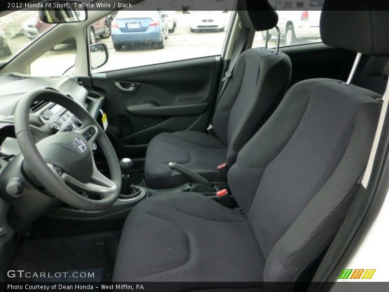  2012 Fit Sport Black Interior
