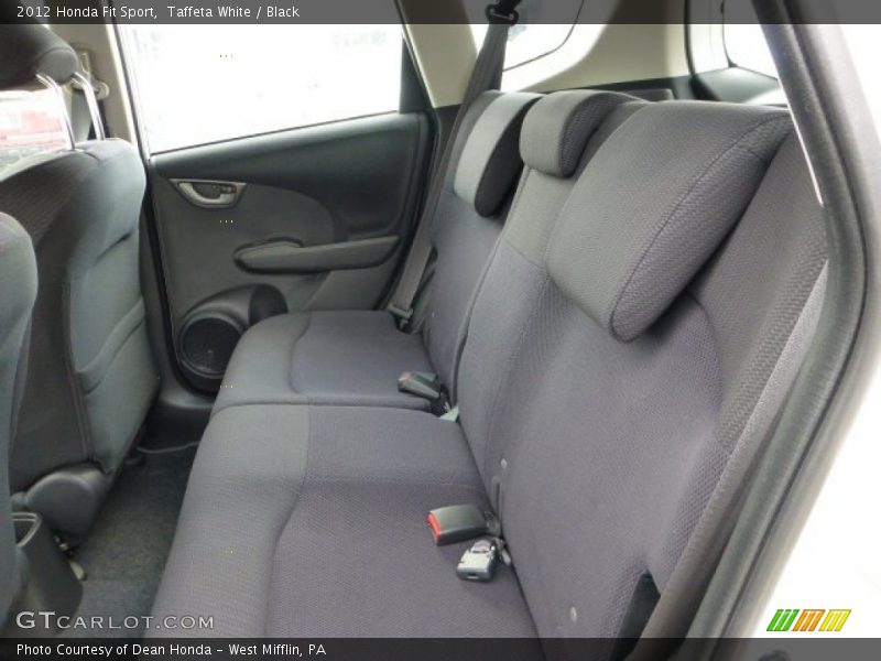 Taffeta White / Black 2012 Honda Fit Sport