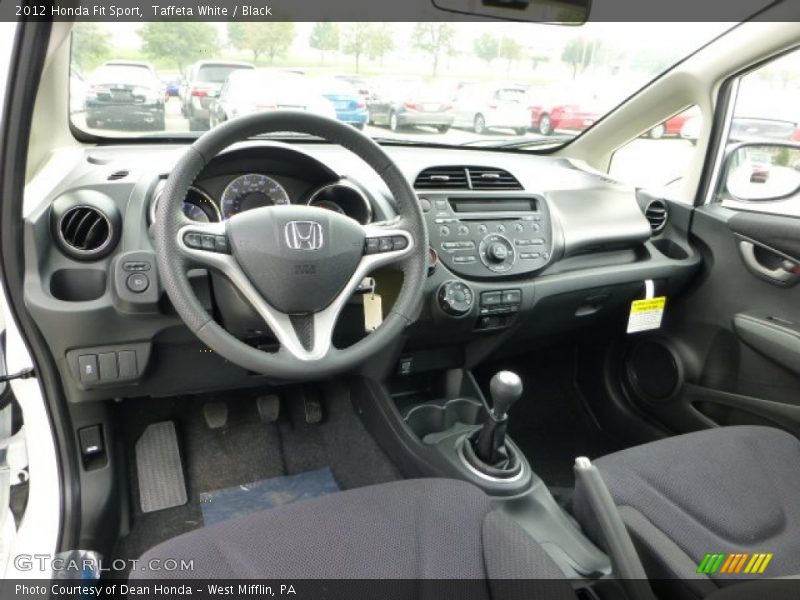 Black Interior - 2012 Fit Sport 