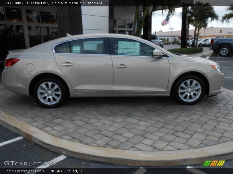 Gold Mist Metallic / Cashmere 2012 Buick LaCrosse FWD