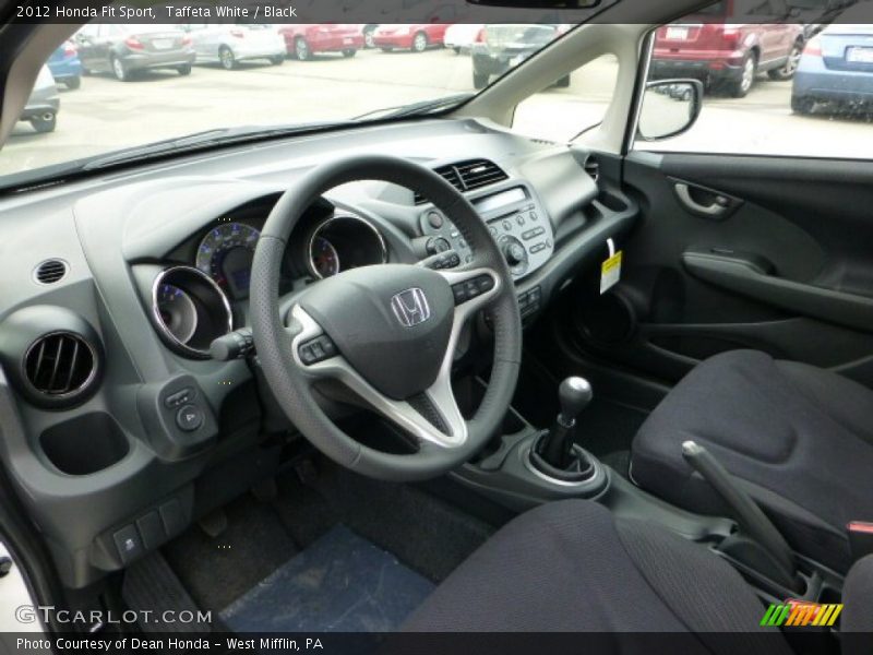  2012 Fit Sport Black Interior